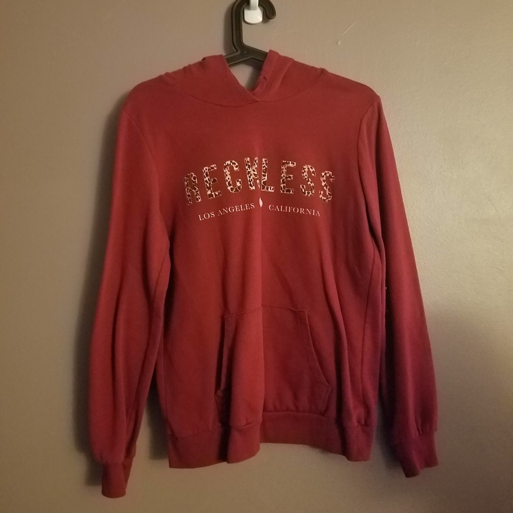 Reckless hooded sweatshirt